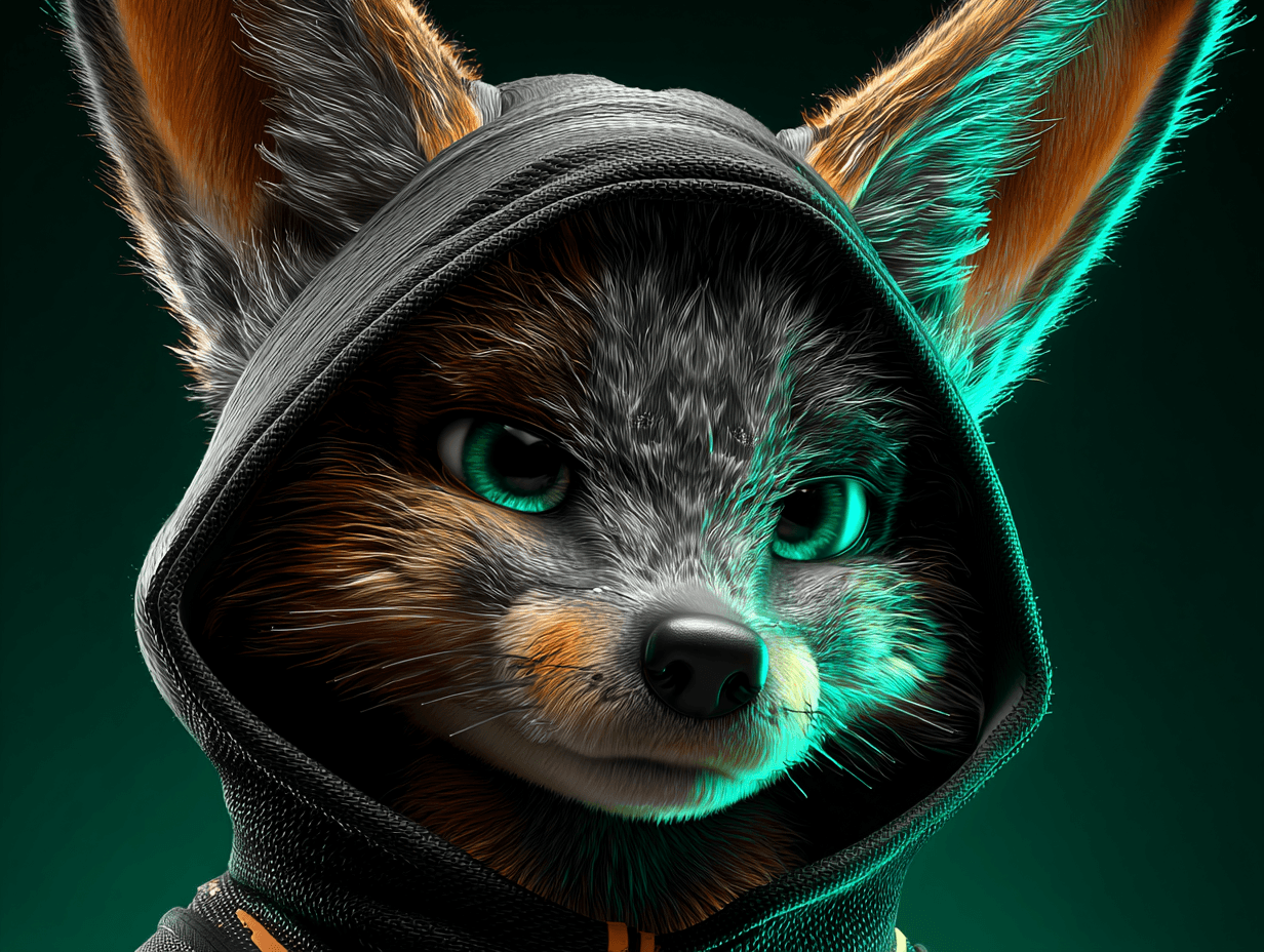 Glitch Fox - Maskottchen des Privacy Guides